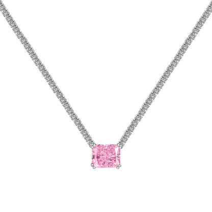 [Max Jewelry ]4.0 Carat Elegant Radiant Cut Necklace