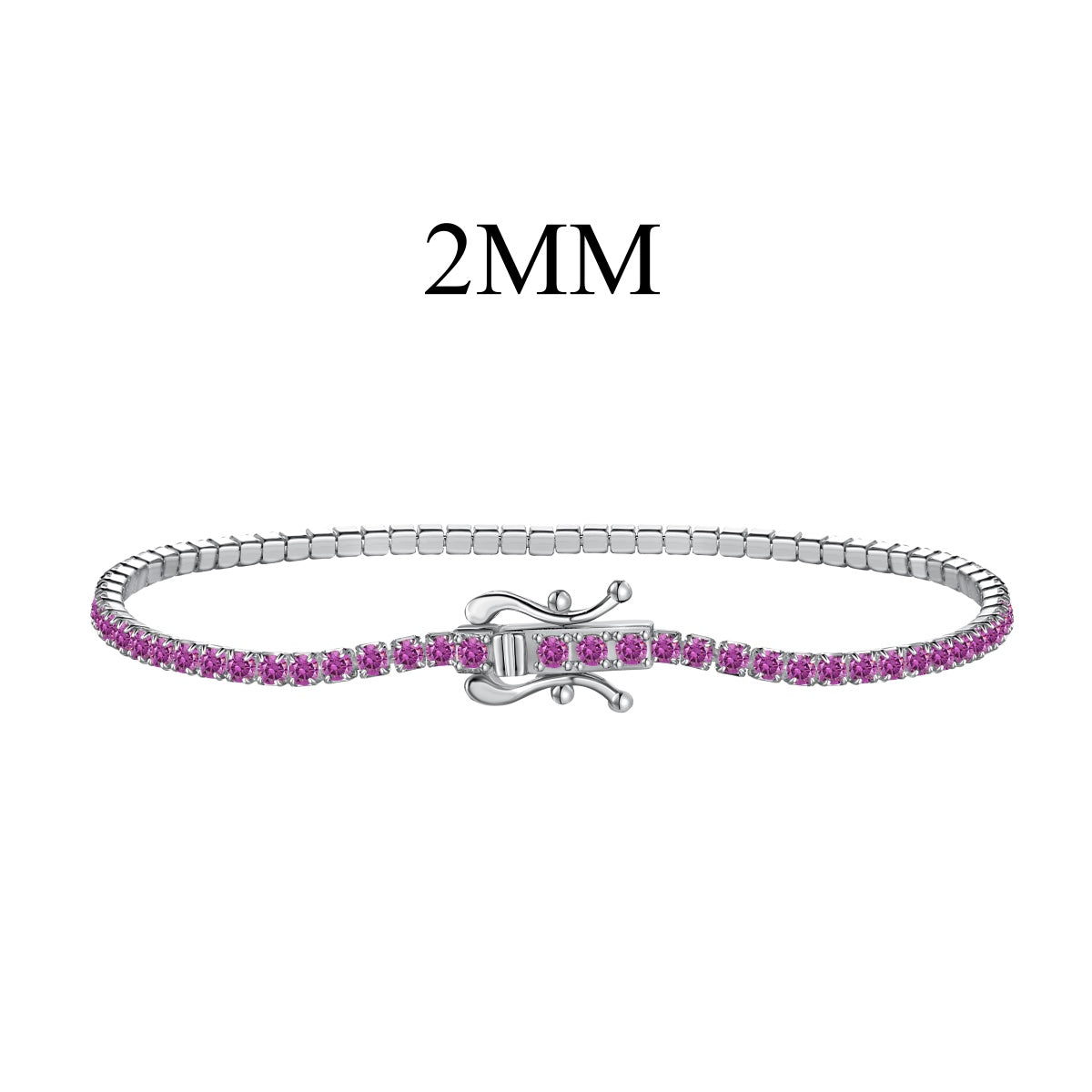 [Max Jewelry ]Radiant Colorful Round Cut Party Bracelet