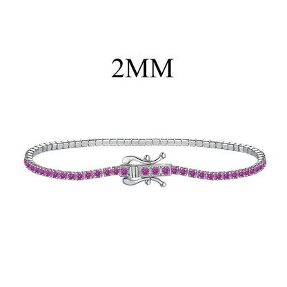 [Max Jewelry ]Radiant Colorful Round Cut Party Bracelet