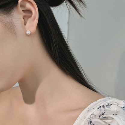 [Max Jewelry ]Delicate Pearl Earrings