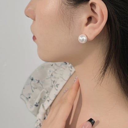 [Max Jewelry ]Delicate Pearl Earrings