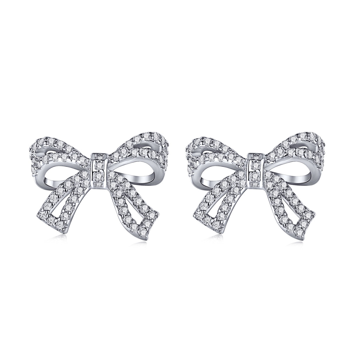 [Max Jewelry ]Dainty Bow Shape Earrings