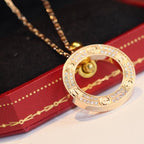 [Plus&Max]LOVE NECKLACE ADJUSTABLE ROSE GOLD