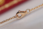 [Plus&Max]LOVE NECKLACE PINK GOLD AND SILVER