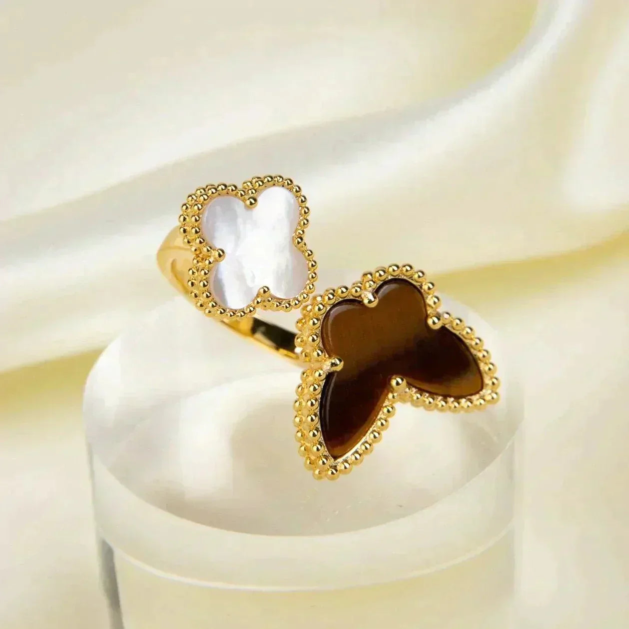 [Max Jewelry ]LUCKY BETWEEN THE FINGER RING