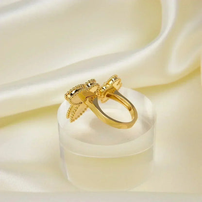 [Max Jewelry ]LUCKY BETWEEN THE FINGER RING