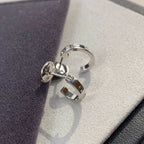 [Plus&Max]LOVE EARRINGS 2.65MM SILVER