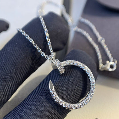 [Max Jewelry ]JUSTE NECKLACE SILVER DIAMONDS