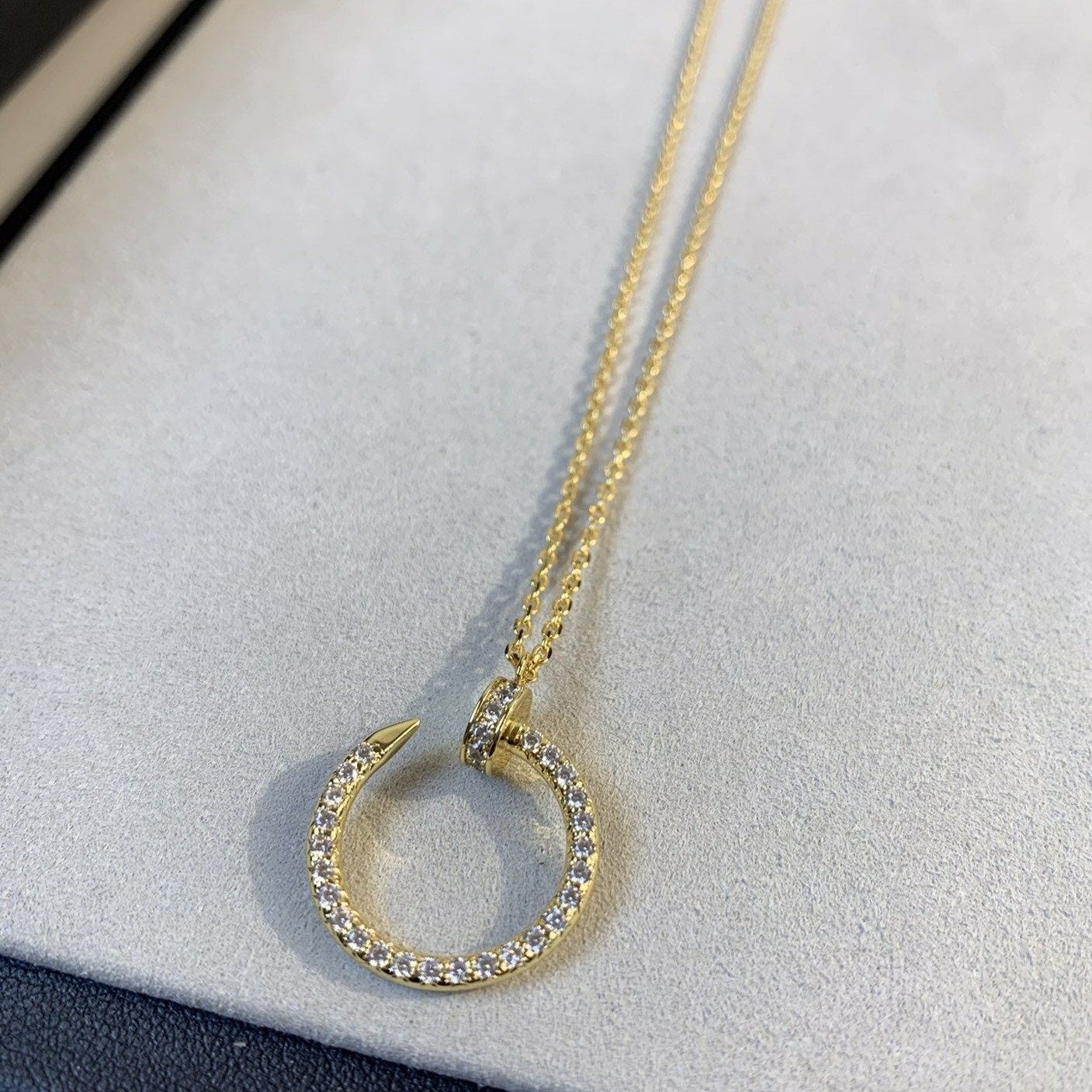 [Max Jewelry ]JUSTE NECKLACE GOLD DIAMONDS