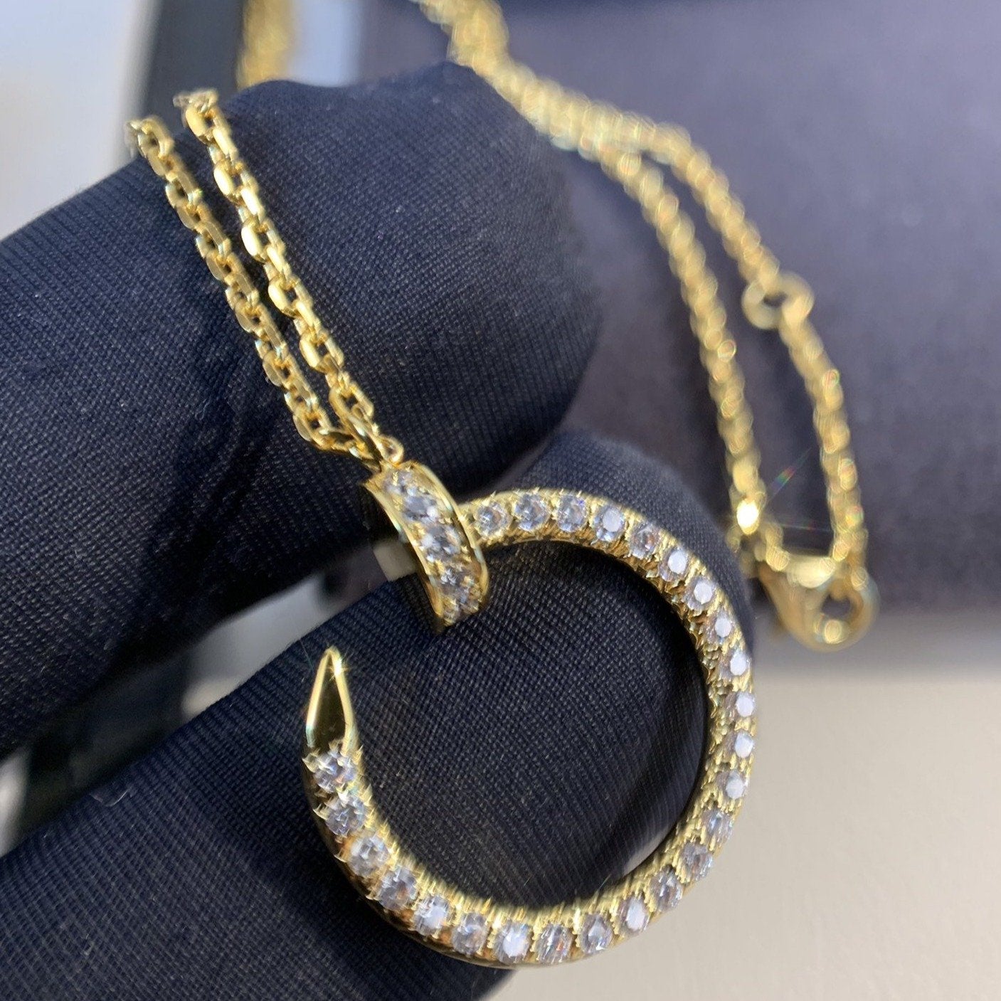 [Max Jewelry ]JUSTE NECKLACE GOLD DIAMONDS