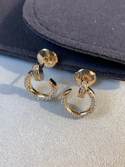 [Max Jewelry ]JUSTE EARRINGS GOLD DIAMONDS