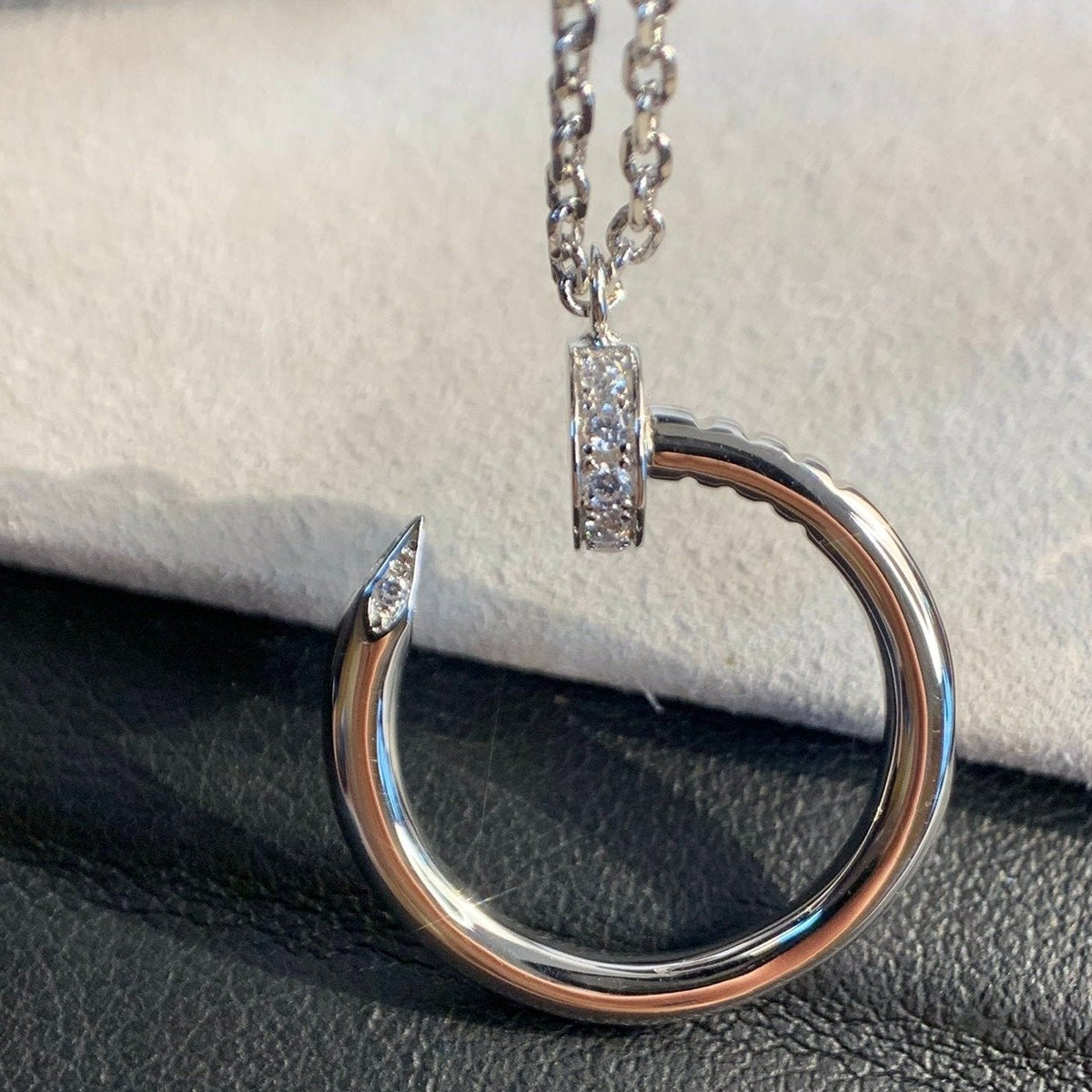 [Plus&Max]JUSTE NECKLACE SILVER