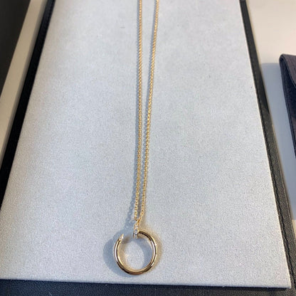 [Max Jewelry ]JUSTE NECKLACE PINK GOLD