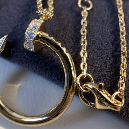 [Max Jewelry ]JUSTE NECKLACE PINK GOLD