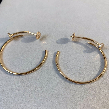 [Max Jewelry ]JUSTE EARRINGS GOLD DIAMONDS 1.8MM