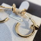 [Plus&Max]JUSTE EARRINGS PINK GOLD