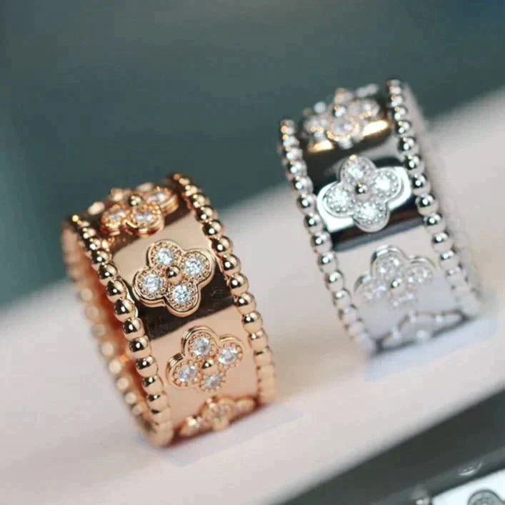 [Max Jewelry ]CLOVER KALEIDOSCOPE RING 10MM