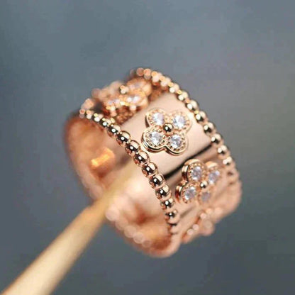 [Max Jewelry ]CLOVER KALEIDOSCOPE RING 10MM