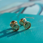 [Plus&Max]LOVE EARRINGS PINK GOLD 10MM