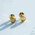 [Plus&Max]LOVE EARRINGS GOLD 10MM