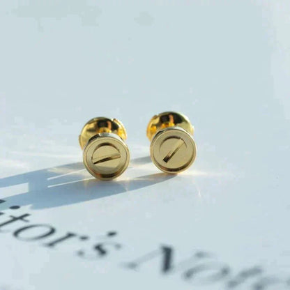 [Max Jewelry ]LOVE EARRINGS GOLD 10MM