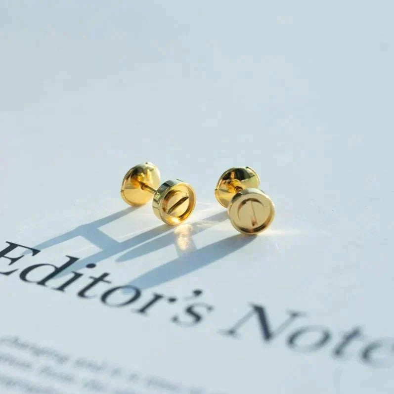 [Plus&Max]LOVE EARRINGS GOLD 10MM