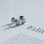 [Plus&Max]LOVE EARRINGS SILVER 10MM