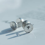 [Plus&Max]LOVE EARRINGS SILVER 10MM