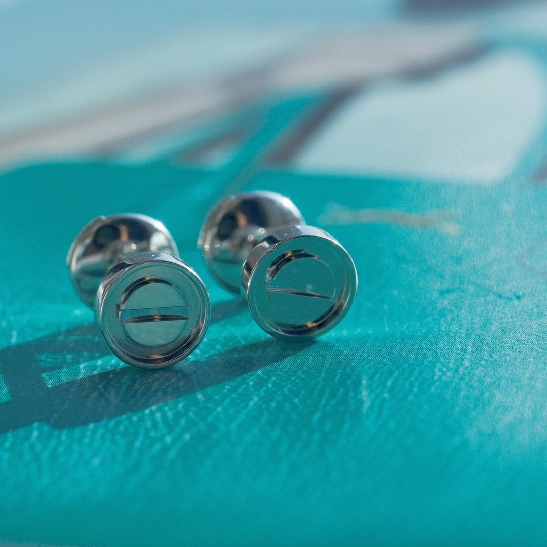 [Max Jewelry ]LOVE EARRINGS SILVER 10MM