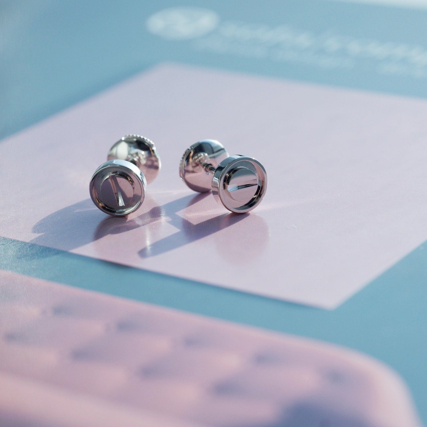 [Max Jewelry ]LOVE EARRINGS SILVER 10MM