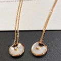 [Plus&Max]AMULETTE ROSE GOLD MOP NECKLACE
