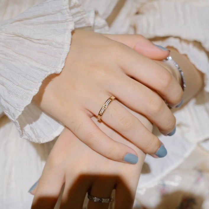 [Max Jewelry ]LOVE RING 2.65MM DIAMOND