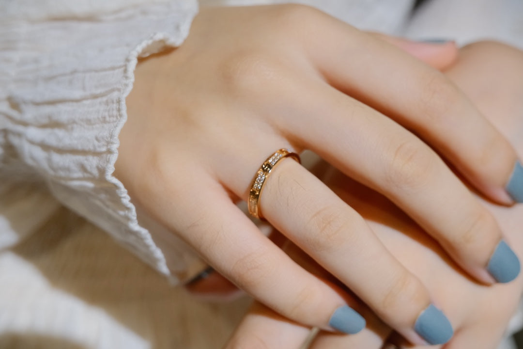 [Max Jewelry ]LOVE RING 2.65MM DIAMOND