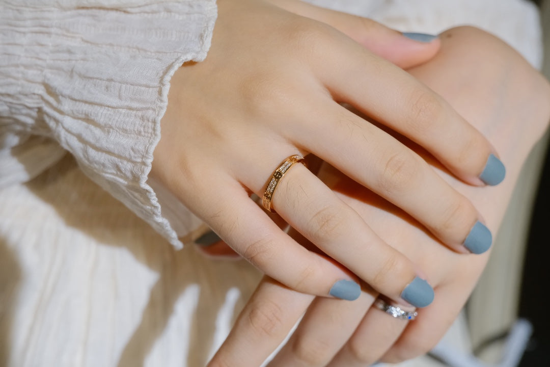 [Max Jewelry ]LOVE RING 2.65MM DIAMOND