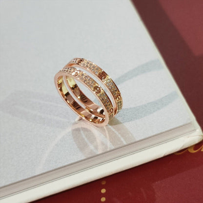 [Max Jewelry ]LOVE RING 2.65MM DIAMOND