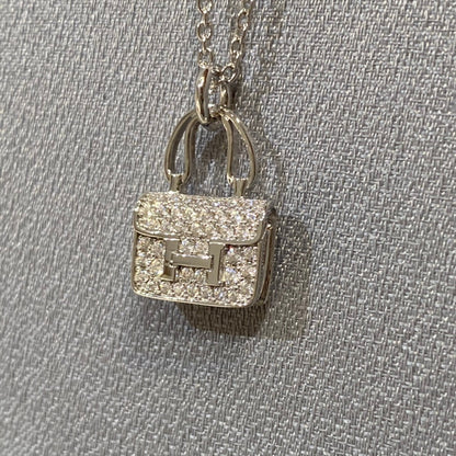 [Max Jewelry ]CONSTANCE PEDANT DIAMOND NECKLACE