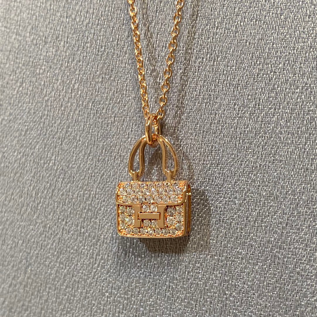 [Max Jewelry ]CONSTANCE PEDANT DIAMOND NECKLACE