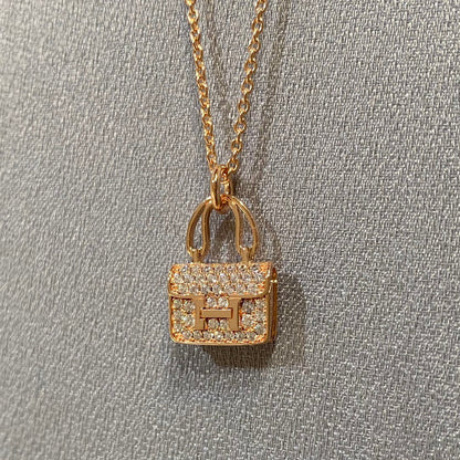 [Max Jewelry ]CONSTANCE PEDANT DIAMOND NECKLACE