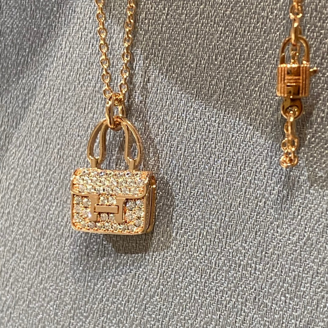 [Max Jewelry ]CONSTANCE PEDANT DIAMOND NECKLACE