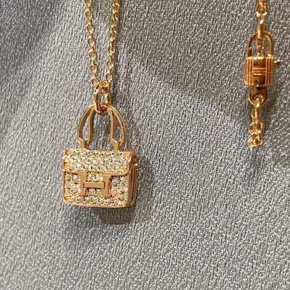 [Max Jewelry ]CONSTANCE PEDANT DIAMOND NECKLACE