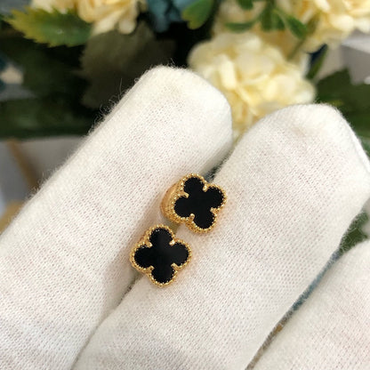 [Max Jewelry ]CLOVER MINI GOLD EARRINGS