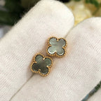 [Plus&Max]CLOVER MINI GOLD EARRINGS