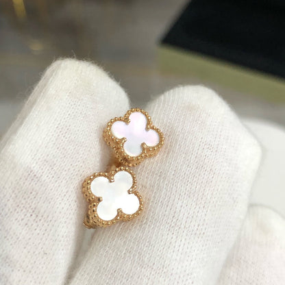 [Max Jewelry ]CLOVER MINI GOLD EARRINGS
