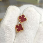 [Plus&Max]CLOVER MINI GOLD EARRINGS