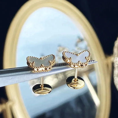 [Max Jewelry ]SWEET BUTTERFLY MOP EARSTUDS