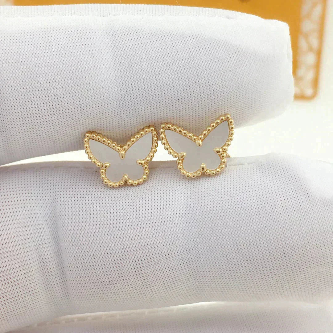 [Max Jewelry ]SWEET BUTTERFLY MOP EARSTUDS