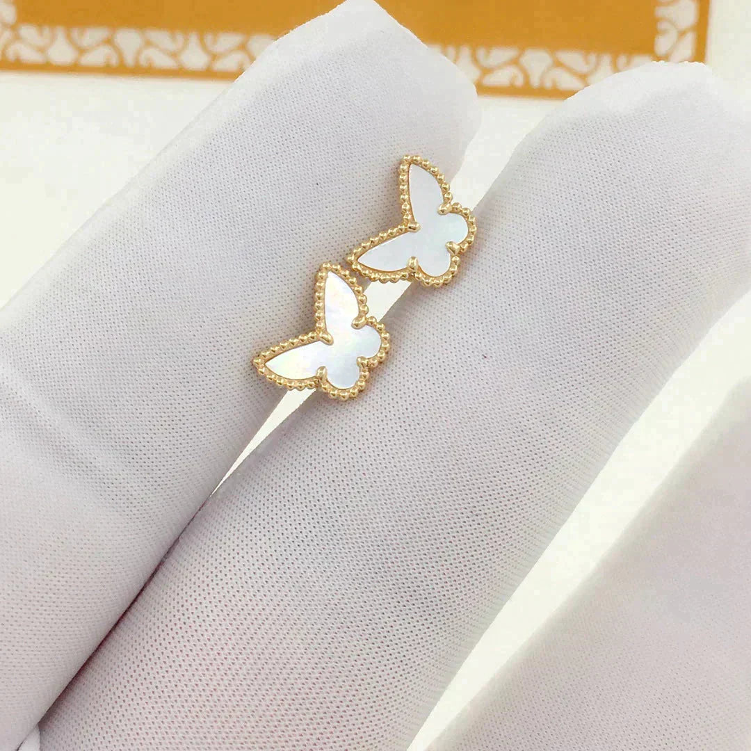 [Max Jewelry ]SWEET BUTTERFLY MOP EARSTUDS