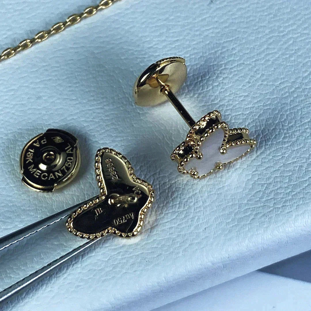 [Max Jewelry ]SWEET BUTTERFLY MOP EARSTUDS
