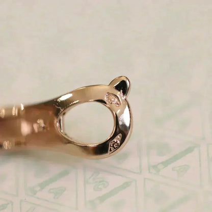 [Max Jewelry ]CLOVER MEDIUM 1 MOTIFS FUll DIAMOND EARRINGS