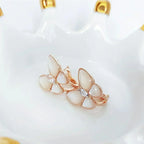 [Plus&Max]BUTTERFLY MOP DIAMOND EARRINGS
